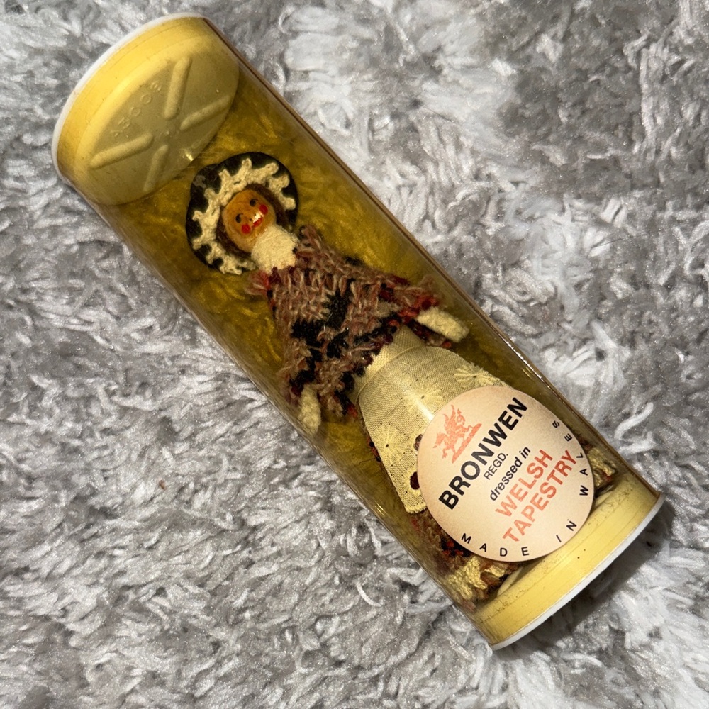 Vintage Bronwen Welsh Tapestry Doll in Original Packaging